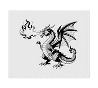 Azeeda 2 x 'Fire Breathing Dragon' Lens Cleaning Cloths (LC00039152)