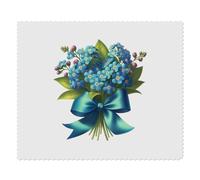 Azeeda 2 x 'Forget-Me-Nots & Ribbon' Lens Cleaning Cloths (LC00035346)