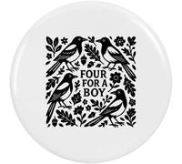 Azeeda 2 x 'Four for a Boy' Button Badges - 38mm (BB00172218)