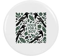 Azeeda 2 x 'Four for a Boy' Button Badges - 38mm (BB00172221)
