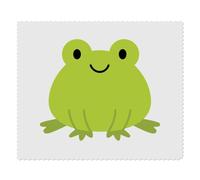 Azeeda 2 x 'Fred the Frog' Microfibre Lens/Glasses Cleaning Cloths (LC00040271)