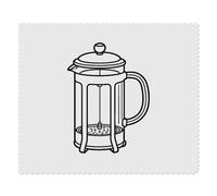 Azeeda 2 x 'French Press' Microfibre Lens/Glasses Cleaning Cloths (LC00039930)