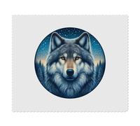 Azeeda 2 x 'Frozen Forest Wolf Portrait' Microfibre Lens/Glasses Cleaning Cloths (LC00038116)