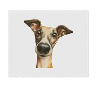 Azeeda 2 x 'Funny Italian Greyhound Portrait' Microfibre Lens/Glasses Cleaning Cloths (LC00040491)