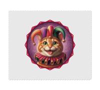 Azeeda 2 x 'Ginger Cat Court Jester' Lens Cleaning Cloths (LC00038099)