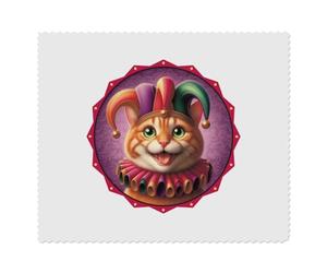 Azeeda 2 x 'Ginger Cat Court Jester' Lens Cleaning Cloths (LC00038099)