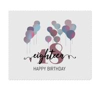 Azeeda 2 x 'Happy Birthday Eighteen' Lens Cleaning Cloths (LC00032685)