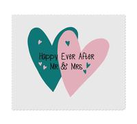 Azeeda 2 x 'Happy Ever After Mr & Mrs' Lens Cleaning Cloths (LC00041586)