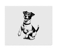 Azeeda 2 x 'Happy Jack Russell' Lens Cleaning Cloths (LC00040113)