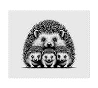 Azeeda 2 x 'Hedgehog Family' Lens Cleaning Cloths (LC00032801)