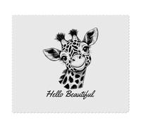 Azeeda 2 x 'Hello Beautiful Giraffe' Lens Cleaning Cloths (LC00031495)