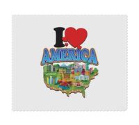 Azeeda 2 x 'I Love America' Lens Cleaning Cloths (LC00033982)