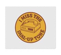 Azeeda 2 x 'I Miss The Dial-Up Tone' Microfibre Lens/Glasses Cleaning Cloths (LC00033731)