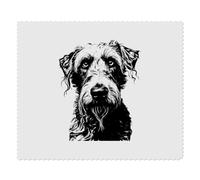 Azeeda 2 x 'Irish Wolfhound Portrait' Lens Cleaning Cloths (LC00032497) | Microfibre Cloths for Glasses, Sunglasses, Phones, Cameras and Screens