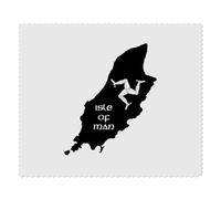 Azeeda 2 x 'Isle Of Man Map' Lens Cleaning Cloths (LC00041181)