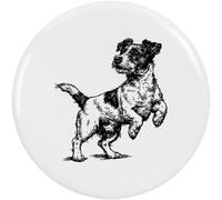 Azeeda 2 x 'Jack Russel on Hind Legs' Button Badges - 38mm (BB00175925)