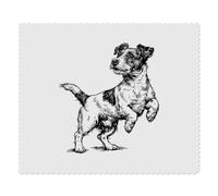 Azeeda 2 x 'Jack Russel on Hind Legs' Lens Cleaning Cloths (LC00044144)