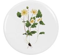 Azeeda 2 x 'Japanese Anemone Flower' Button Badges - 38mm (BB00171687)