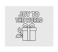 Azeeda 2 x 'Joy to the world' Lens Cleaning Cloths (LC00036373)