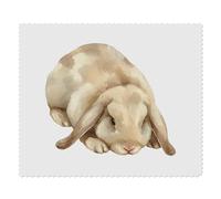 Azeeda 2 x 'Lop Eared Rabbit' Lens Cleaning Cloths (LC00039837) | Microfibre Cloths for Glasses, Sunglasses, Phones, Cameras and Screens