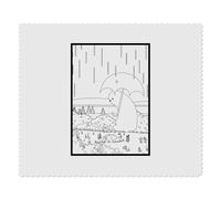 Azeeda 2 x 'Making Friends' Microfibre Lens/Glasses Cleaning Cloths (LC00032664)