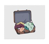 Azeeda 2 x 'Messy Suitcase' Lens Cleaning Cloths (LC00041120)