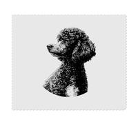 Azeeda 2 x 'Miniature Poodle Portrait' Lens Cleaning Cloths (LC00035607)
