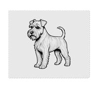 Azeeda 2 x 'Miniature Schnauzer' Microfibre Lens/Glasses Cleaning Cloths (LC00039381)