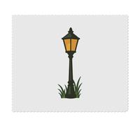 Azeeda 2 x 'Ornate Garden Lamppost' Microfibre Lens/Glasses Cleaning Cloths (LC00035958)