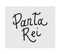 Azeeda 2 x 'Panta Rei Handlettering' Lens Cleaning Cloths (LC00037120) | Microfibre Cloths for Glasses, Sunglasses, Phones, Cameras and Screens