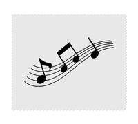 Azeeda 2 x 'Pentagram With Music' Microfibre Lens/Glasses Cleaning Cloths (LC00038880)