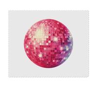 Azeeda 2 x 'Pink Disco Ball' Lens Cleaning Cloths (LC00037420)