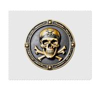Azeeda 2 x 'Pirate Medallion' Lens Cleaning Cloths (LC00039937)