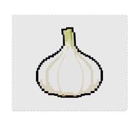 Azeeda 2 x 'Pixel Style Garlic Bulb' Lens Cleaning Cloths (LC00039904) | Microfibre Cloths for Glasses, Sunglasses, Phones, Cameras and Screens