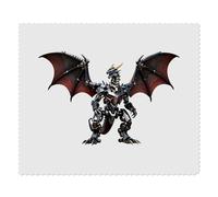 Azeeda 2 x 'Robot Dragon' Microfibre Lens/Glasses Cleaning Cloths (LC00040824)