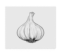 Azeeda 2 x 'Single Garlic' Lens Cleaning Cloths (LC00031604) | Microfibre Cloths for Glasses, Sunglasses, Phones, Cameras and Screens