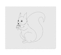 Azeeda 2 x 'Squirrel & Acorn' Lens Cleaning Cloths (LC00036180)