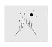 Azeeda 2 x 'Stars Above The Mountain' Microfibre Lens/Glasses Cleaning Cloths (LC00040075)