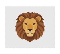 Azeeda 2 x 'Stylized Lion Head' Lens Cleaning Cloths (LC00039483) | Microfibre Cloths for Glasses, Sunglasses, Phones, Cameras and Screens