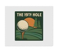 Azeeda 2 x 'The 19th Hole Golf' Lens Cleaning Cloths (LC00034783)