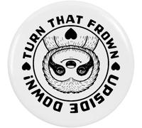 Azeeda 2 x 'Turn Frown Upside Down' Button Badges - 38mm (BB00174542)