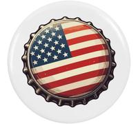 Azeeda 2 x 'United States Bottle Cap' Button Badges - 38mm (BB00174243)