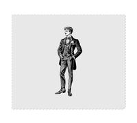 Azeeda 2 x 'Victorian Man' Lens Cleaning Cloths (LC00032133)