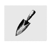 Azeeda 2 x 'Vintage Garden Trowel' Microfibre Lens/Glasses Cleaning Cloths (LC00040475)