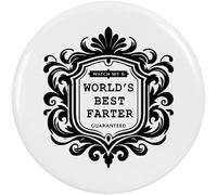Azeeda 2 x 'Worlds Best Farter' Button Badges - 38mm (BB00170062)