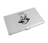 Azeeda '2026 German Shepherd' Business Card Holder/Credit Card Wallet (CH00051779)