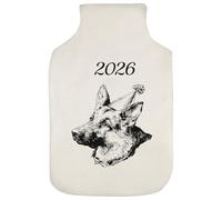 Azeeda '2026 German Shepherd' Hot Water Bottle Cover (HW00046040)