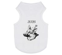 Azeeda '2026 German Shepherd' Pet Dog/Cat T-Shirt, L (PT00172467)