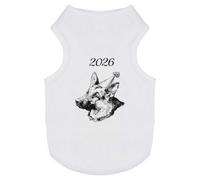 Azeeda '2026 German Shepherd' Pet Dog/Cat T-Shirt, XS (PT00172464)