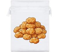 Azeeda 20cm 'Chicken Nuggets' Satin Drawstring Bag/Pouch (SB00152007)